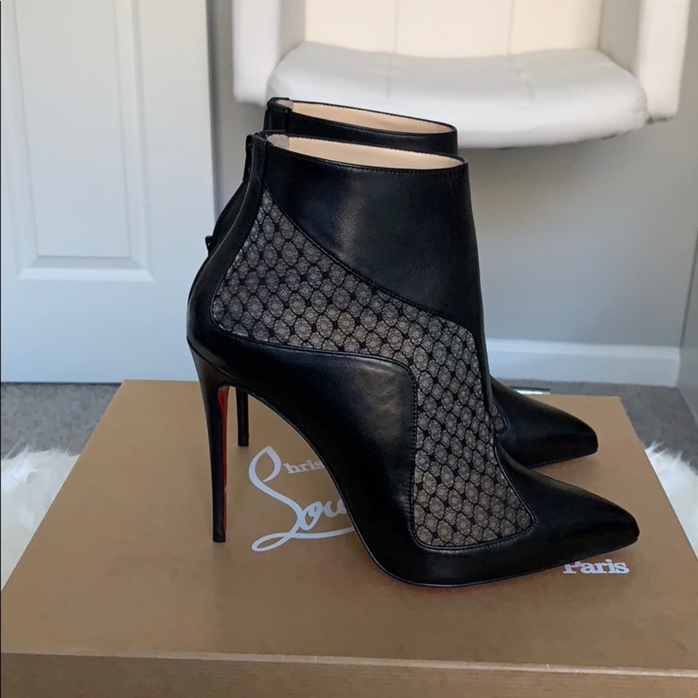 ❌SOLD❌ Christian Louboutin Pappillo Boots 100mm - Picture 1 of 8